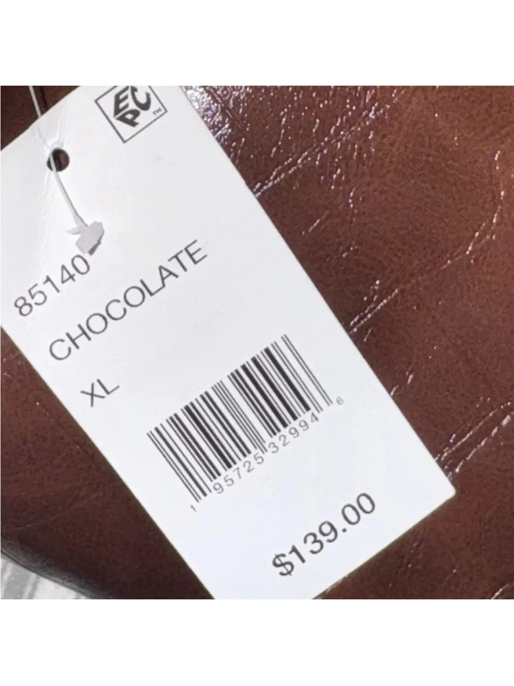 Avec Les Filles Brown Chocolate Faux Leather Buckle Detail Maxi Skirt / Vest Set